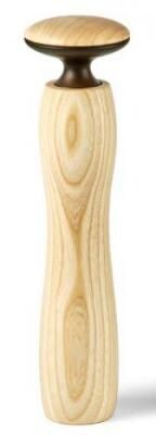 HERCULES - MOULIN A SEL OU A POIVRE  L - H. 28,5cm  Ø 7,5 cm - FRENE NATUREL