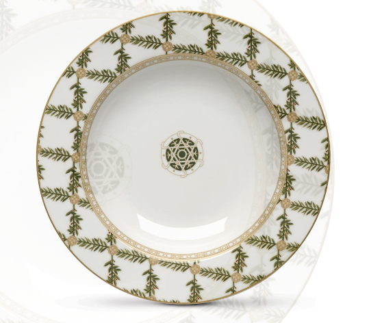 LES 6 ASSIETTES CREUSES  ROSITA - POZZI MILANO 1876