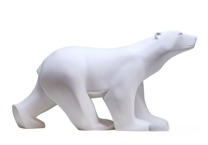Ours Blanc - 18 cm -  FRANCOIS POMPON