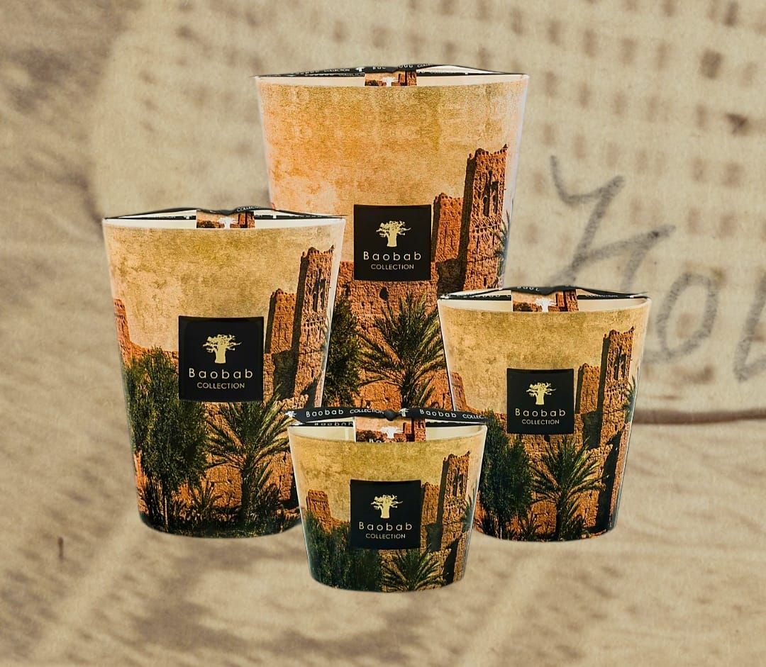 BOUGIE  ORIENTALIST SKOURA  16 CM -  BAOBAB COLLECTION - Cèdre -Ambre- Encens