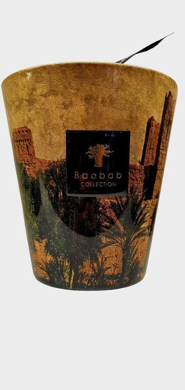 BOUGIE  ORIENTALIST SKOURA  24 cm - BAOBAB COLLECTION - Cèdre -Ambre- Encens