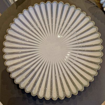 Assiette Plate  - White Lotus – Salt & Pepper –  Lot de 4