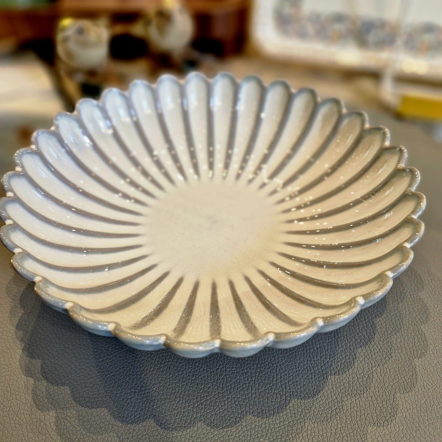 Assiette Creuse -  White Lotus – Salt & Pepper –  Lot de 4