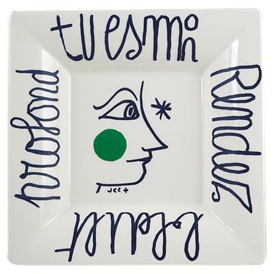 PORTE-CARTES XL PORTRAIT - L'ARCHIPEL SENTIMENTAL - Jean-Charles de Castelbajac - GIEN - PORTE-CARTES XL PORTRAIT - L'ARCHIPEL SENTIMENTAL - Jean-Charles de Castelbajac - GIEN -