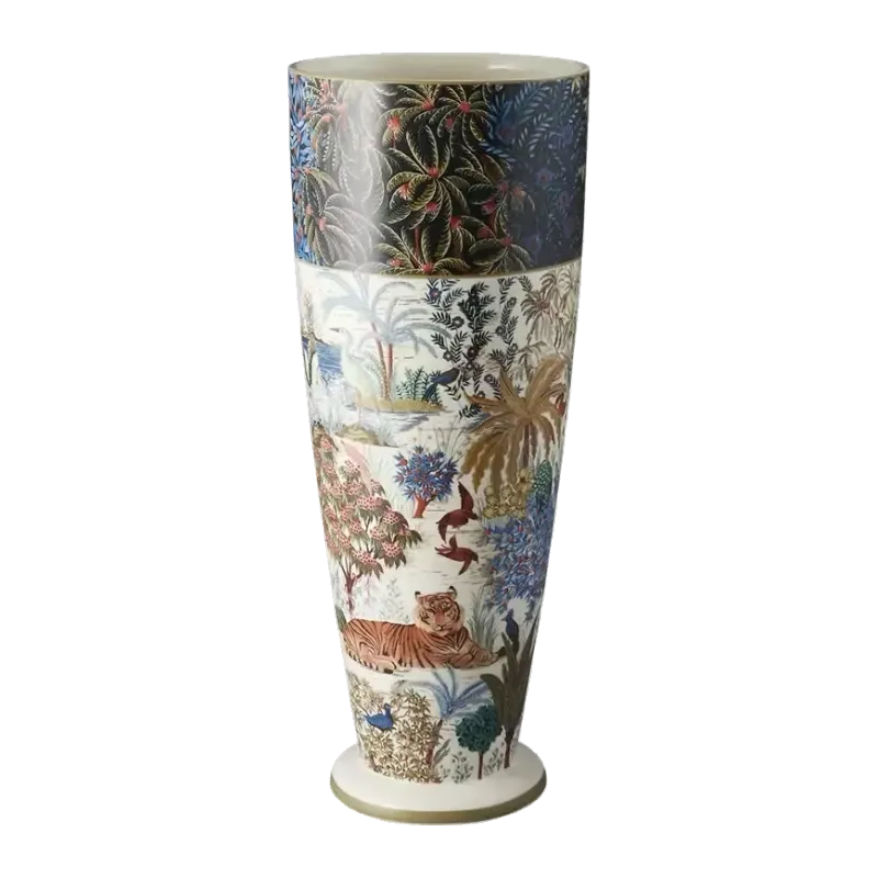 VASE FUSEAU - JARDIN DU PALAIS - H 47,5 CM - GIEN