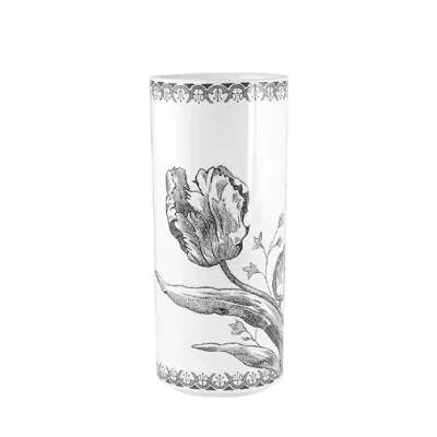 VASE DROIT MOYEN - TULIPES NOIRES - ∅ 8,8 CM. H 19,8 CM -GIEN VASE DROIT MOYEN - TULIPES NOIRES - ∅ 8,8 CM. H 19,8 CM -GIEN