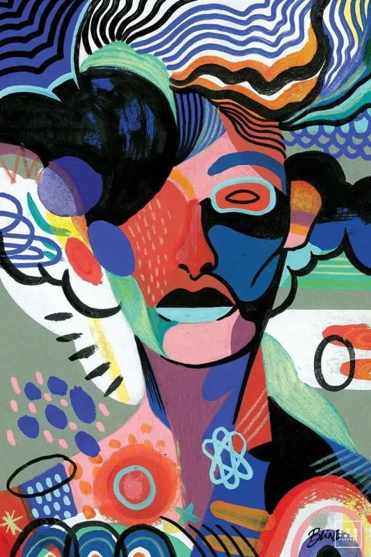 Tableau NICOLAS BLIND - NATACHA - 80 x 120 cm