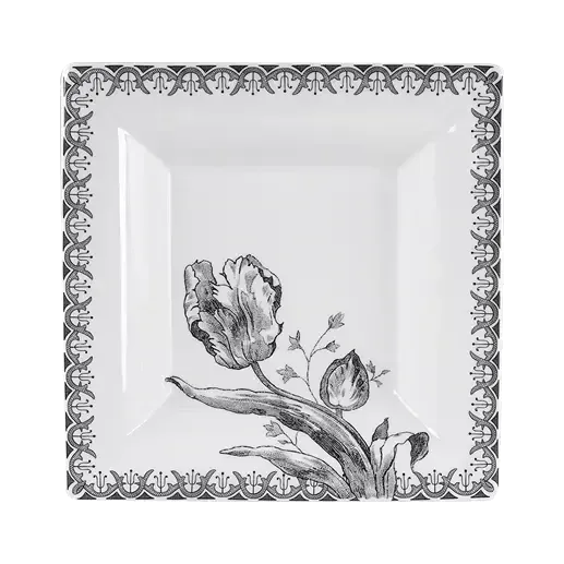 GRAND PORTE-CARTES - TULIPES NOIRES - 17 X 17 CM - POÉSIE - 17 X 17 CM -GIEN