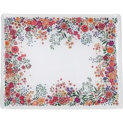 GRAND PLATEAU ACRYLIQUE - POÉSIE - 46,4 X 36,4 CM - GIEN GRAND PLATEAU ACRYLIQUE - POÉSIE - 46,4 X 36,4 CM - GIEN