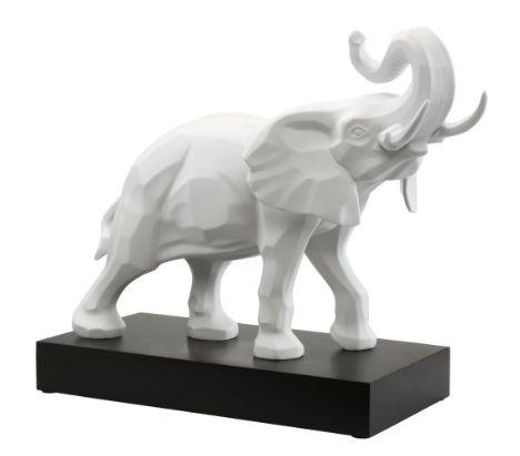 Éléphant Blanc sur socle