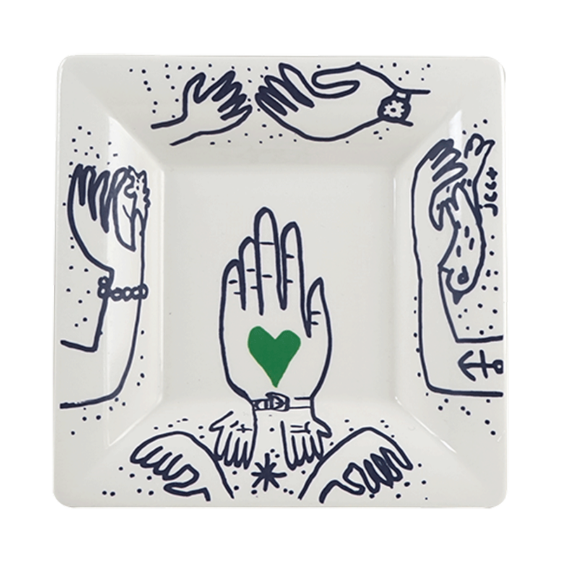 PORTE-CARTES GM MAINS - L'ARCHIPEL SENTIMENTAL - Jean-Charles de Castelbajac  - GIEN -