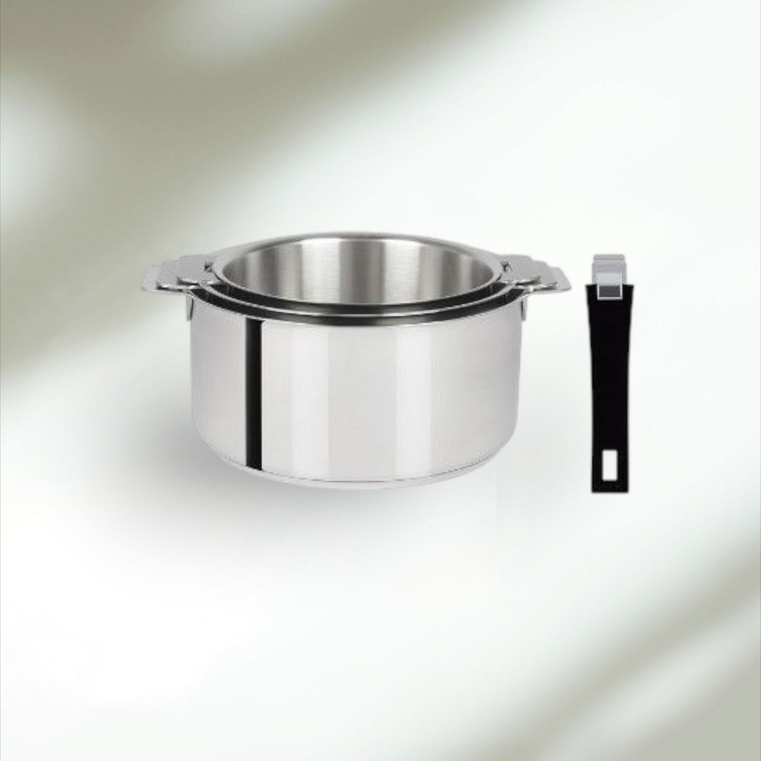 Mutine -Série de 3 casseroles Amovibles - Cristel - Mutine -Série de 3 casseroles Amovibles - Cristel -