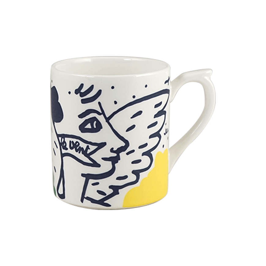 MUG VISAGE - L'ARCHIPEL SENTIMENTAL - Jean-Charles de Castelbajac - GIEN - MUG VISAGE - L'ARCHIPEL SENTIMENTAL - Jean-Charles de Castelbajac - GIEN -