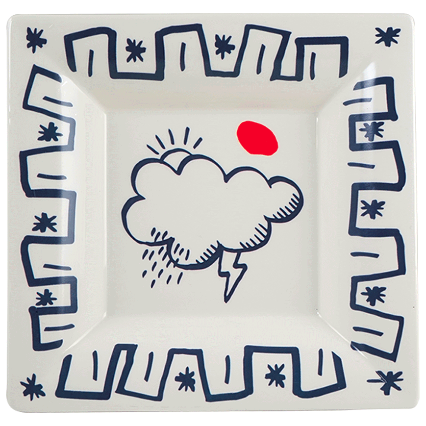 PORTE-CARTES XL NUAGE - L'ARCHIPEL SENTIMENTAL - Jean-Charles de Castelbajac - GIEN - PORTE-CARTES XL NUAGE - L'ARCHIPEL SENTIMENTAL - Jean-Charles de Castelbajac - GIEN -