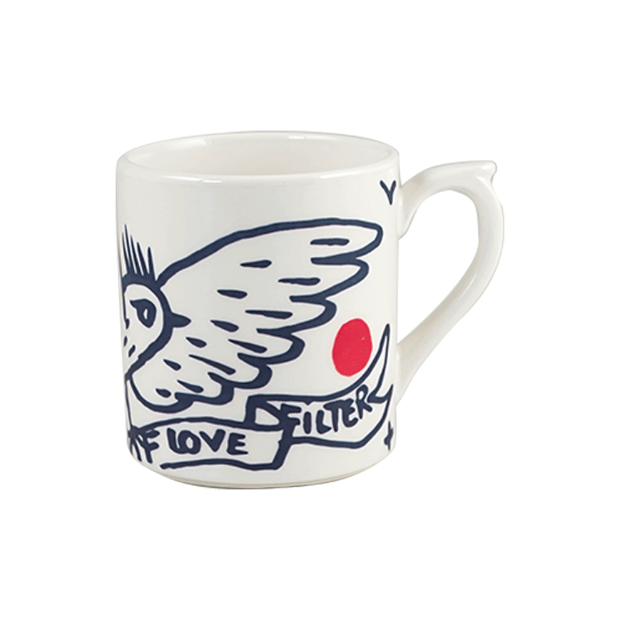 MUG TOUR OISEAU   - L'ARCHIPEL SENTIMENTAL - Jean-Charles de Castelbajac  - GIEN -