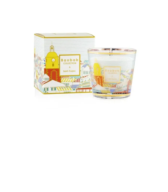 BOUGIE MY FIRST BAOBAB A SAINT-TROPEZ - BAOBAB COLLECTION - Menthe - Thym - Basilic