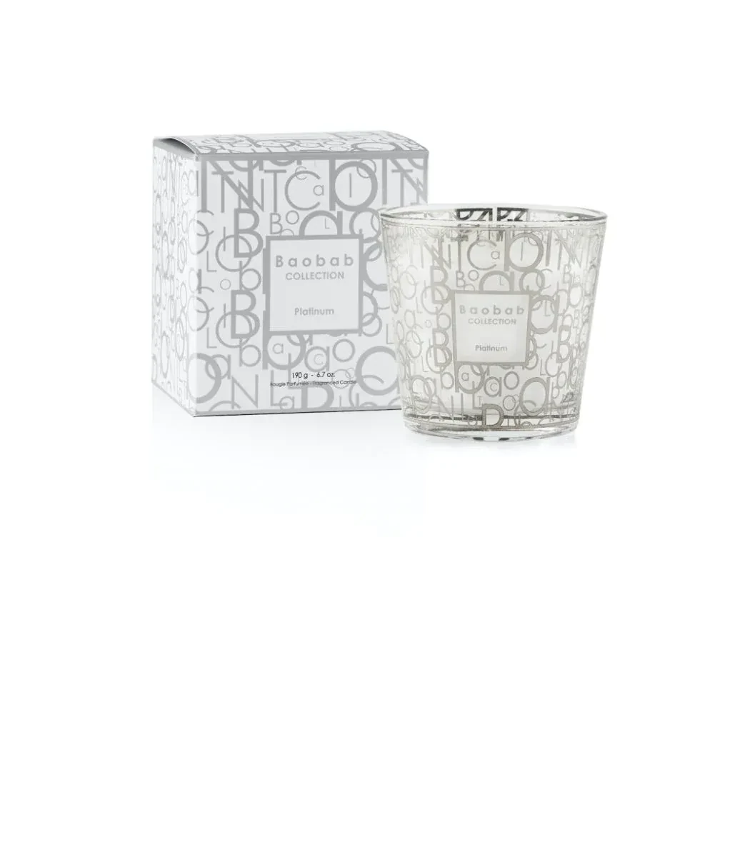 BOUGIE MY FIRST BAOBAB PLATINUM - BAOBAB COLLECTION - Pamplemousse-Ambre-Vétiver