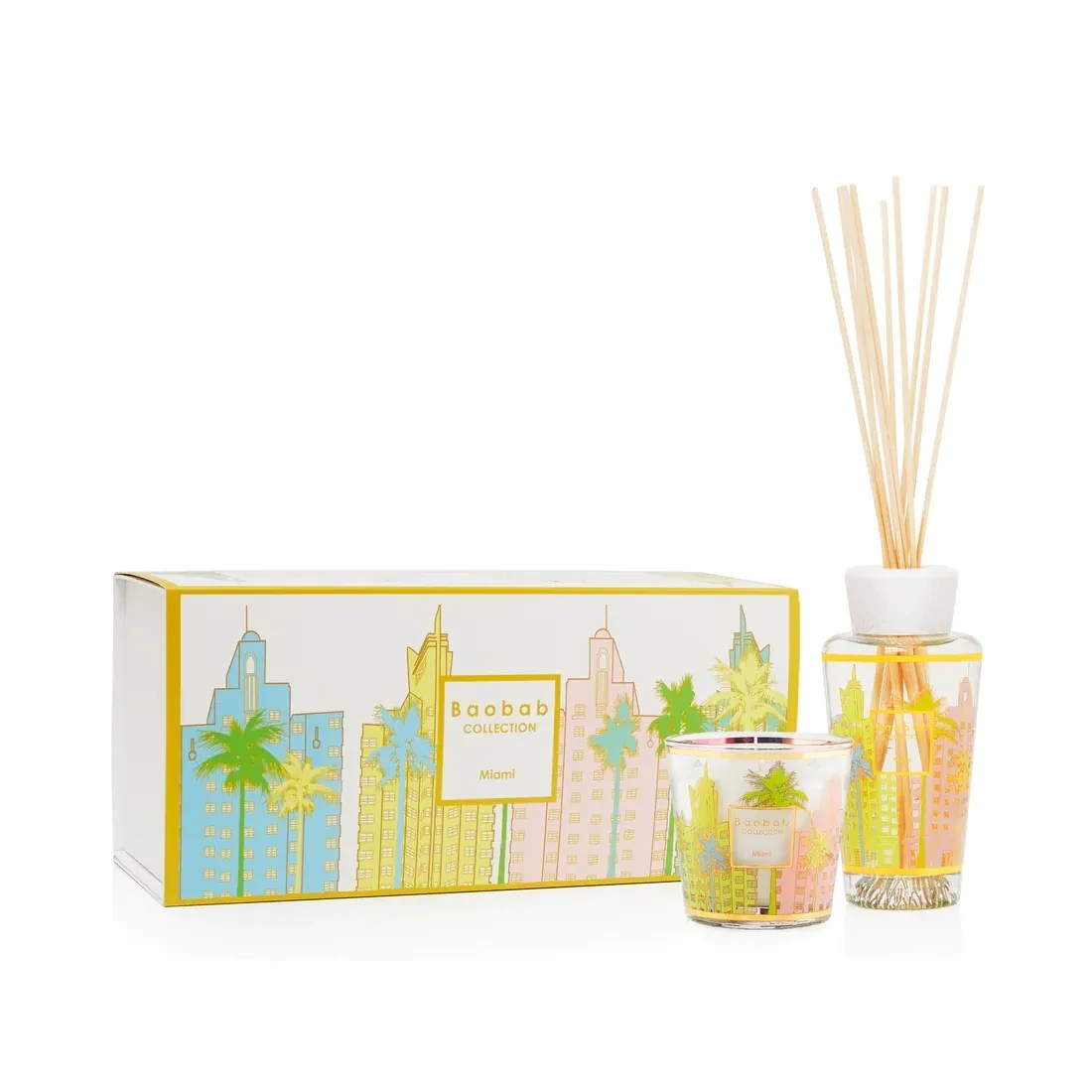 COFFRET MY FIRST BAOBAB MIAMI - BAOBAB COLLECTION - Fleur de sel - Pin Maritime -Cyprès