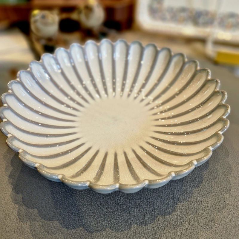 Assiette Creuse -  White Lotus – Salt & Pepper –  Lot de 4