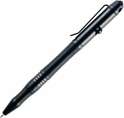 Tactical Bolt Action Pen with Pilot G2 Refill with Tungsten Tip Durable Stainless Steel Clip for EDC Use Signature in Office School Color Black