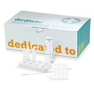 Dedicio® COVID-19 Ag plus Test antigenico orofaringeo e nasale.
scatola da 20 test non vendibili singolarmente. Prezzo a test EUR 5.25 Dedicio® COVID-19 Ag plus Test antigenico orofaringeo e nasale.
scatola da 20 test non vendibili singolarmente. Prezzo a test EUR 5.25