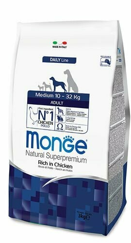 Monge Superpremium Medium Adult mit Huhn