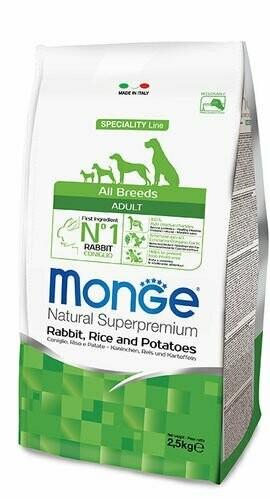 Monge Superpremium Kaninchen,Reis & Kartoffel