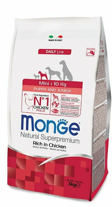 Monge Natural Superpremium  Mini Puppy & Junior