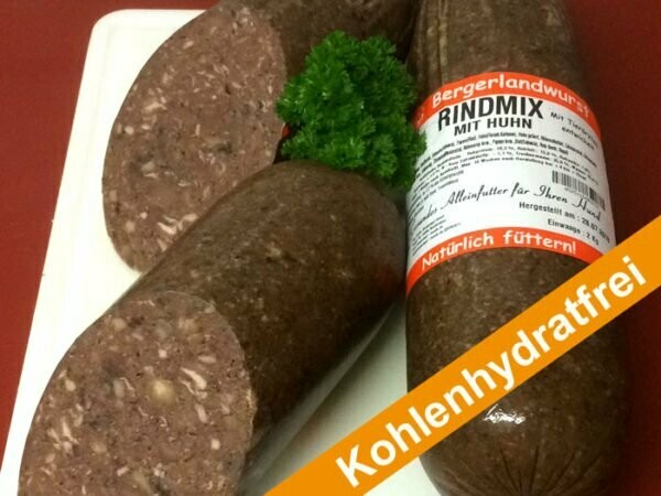 Bergerland Wurst Rindmix mit Huhn 2 Kg