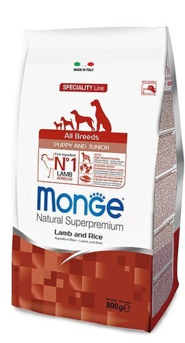Monge Natural Superpremium Puppy & Junior Lamm mit Reis