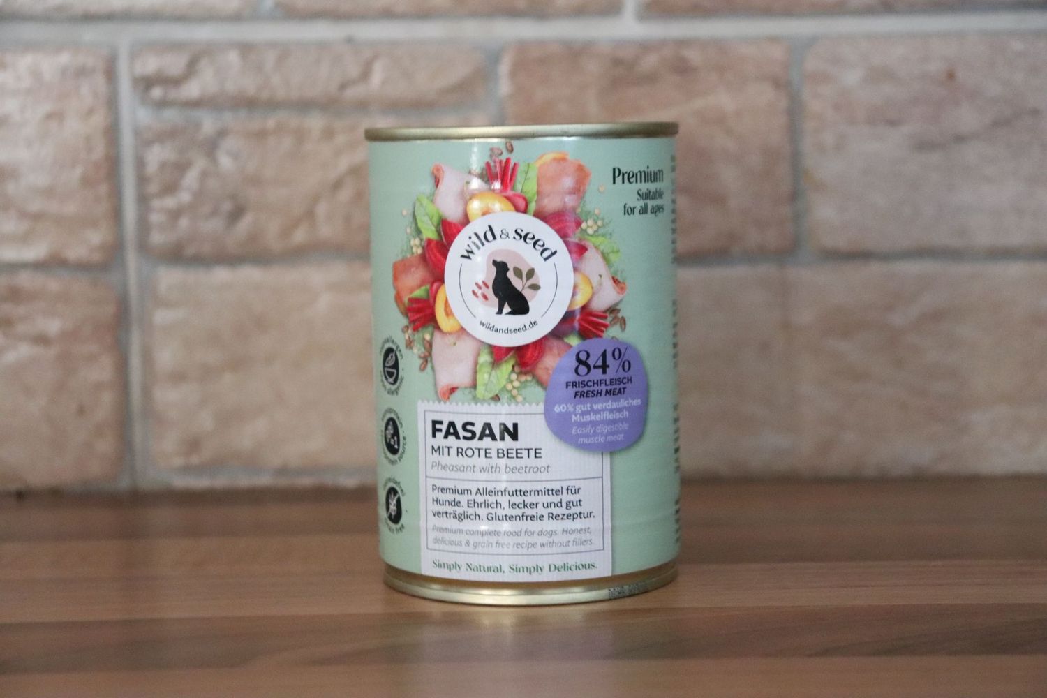 Premium Nassfutter Fasan mit Rote Beete