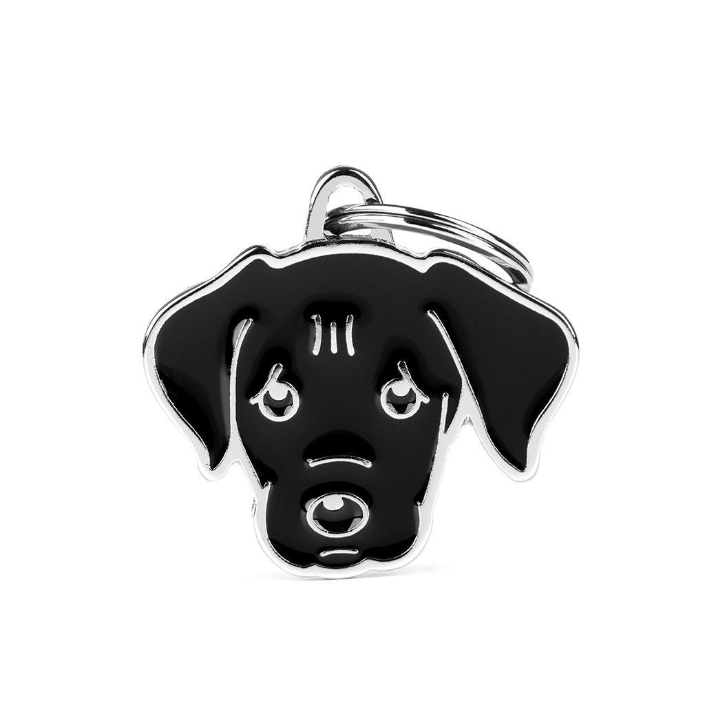 Friends Schwarzer Labrador Plakette