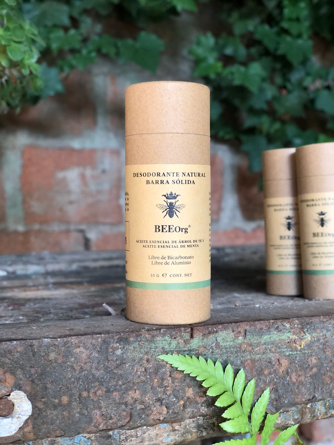 Desodorante con Aceite de Menta y Árbol del Té