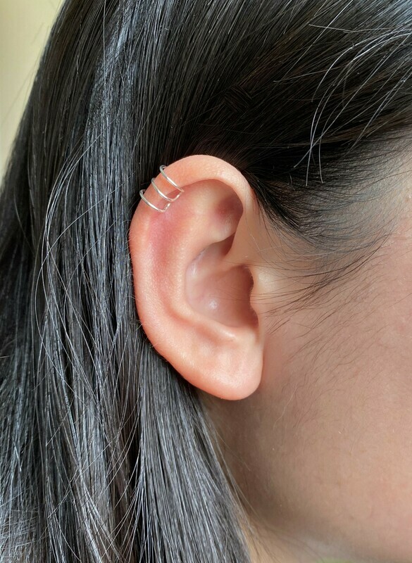 Triple Band Helix Cuff