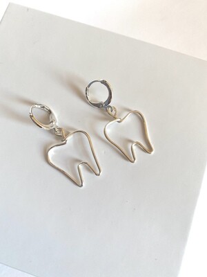 Tooth Earrings