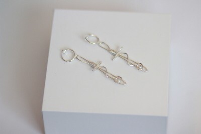 Flourished Sword Earrings