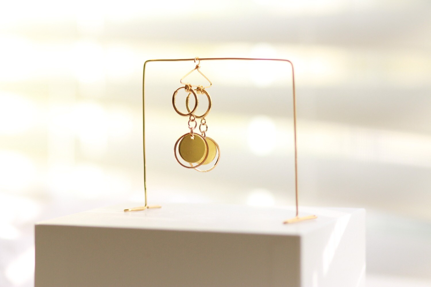 Minimalist Eclipse Earrings
