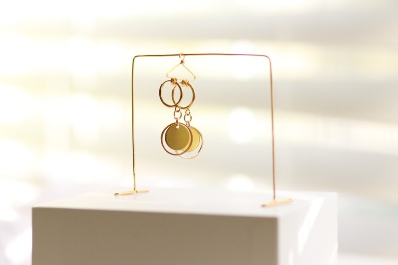 Minimalist Eclipse Earrings