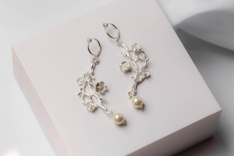 Plum Blossom Earrings