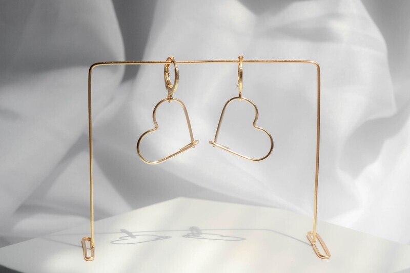 Small Heart Earrings