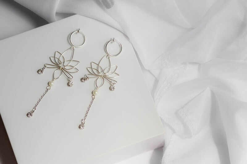 Lotus Earrings