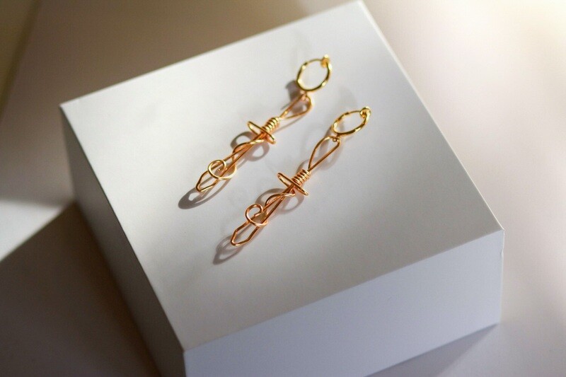 Flourished Sword Earrings