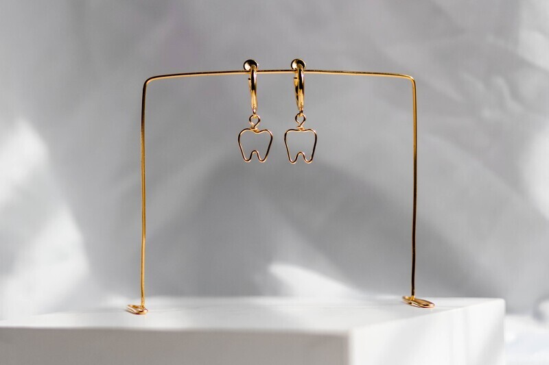 Mini Tooth Earrings