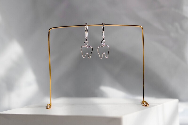 Mini Tooth Earrings