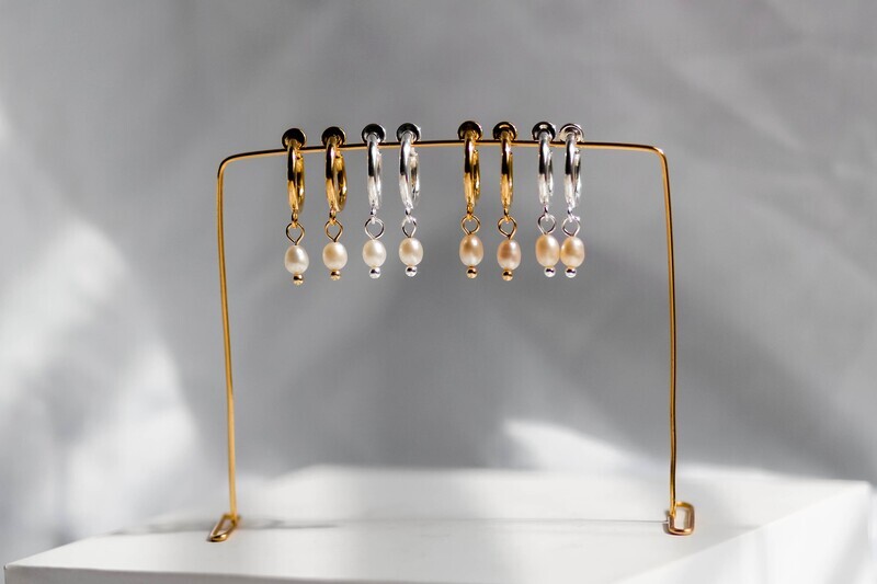 Single Freshwater Pearl Earrings