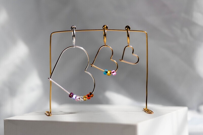 Mini Heart Earrings