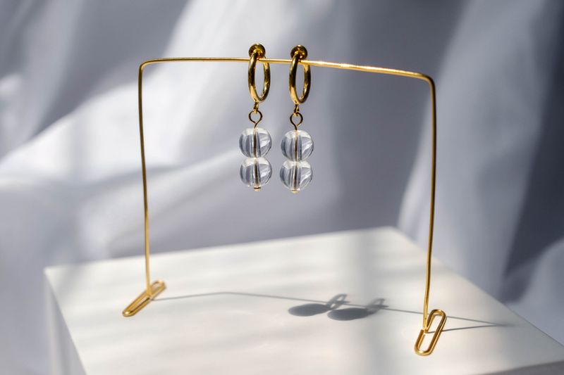 Clear Jelly Earrings
