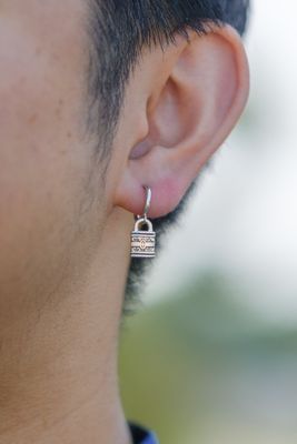 Chinese Lock Earrings