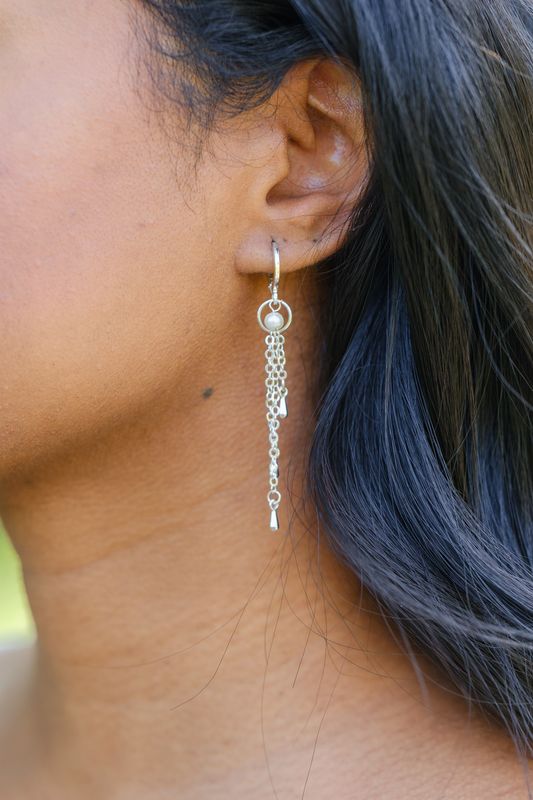 Droplet Cascade Earrings