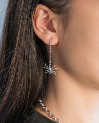 Spider Drop Earrings